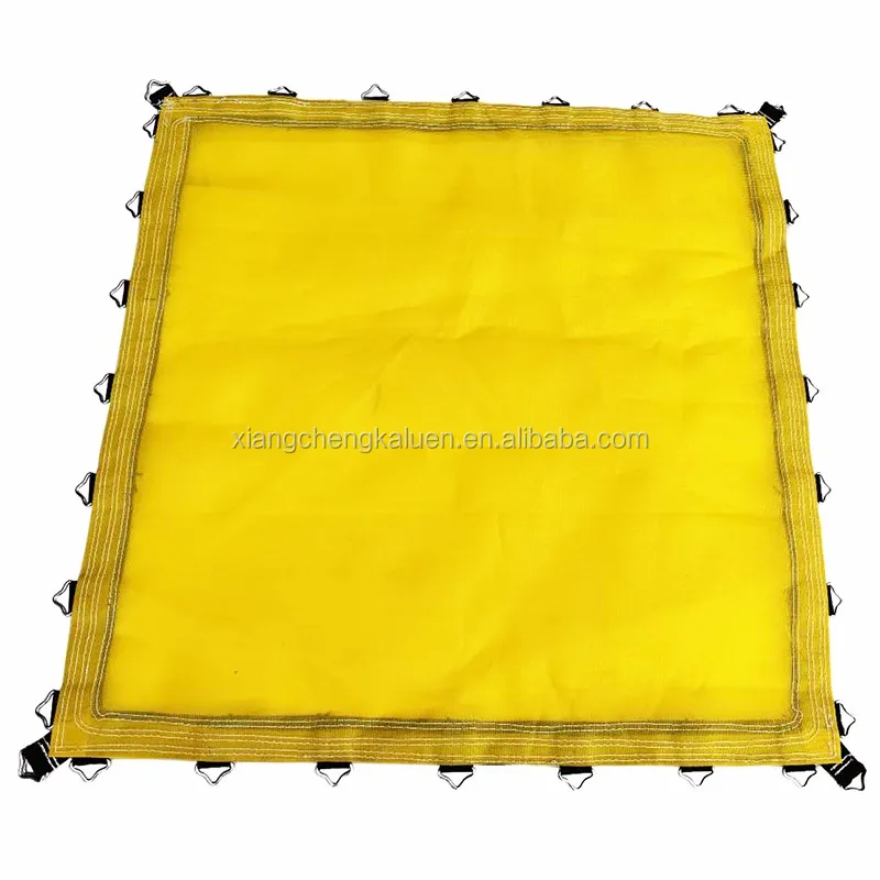 Custom Polypropylene Fabric Rectangular Square Kids Trampoline Mat