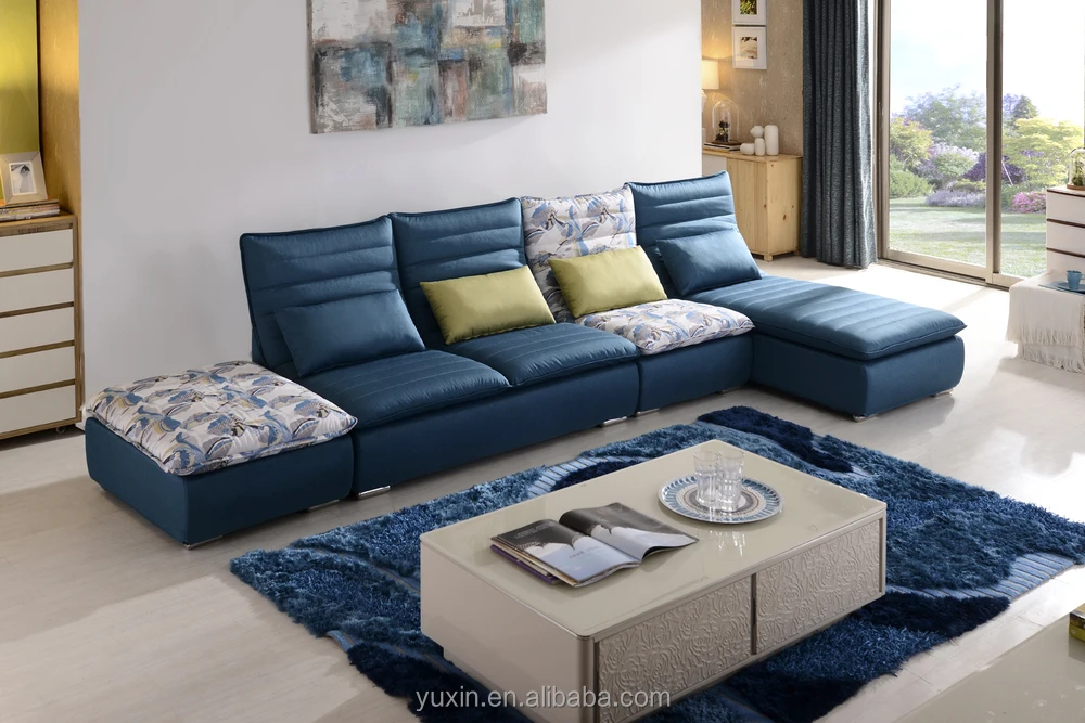 Guangzhou Furniture Market Upholstery Fabric Sofa Cheap Used