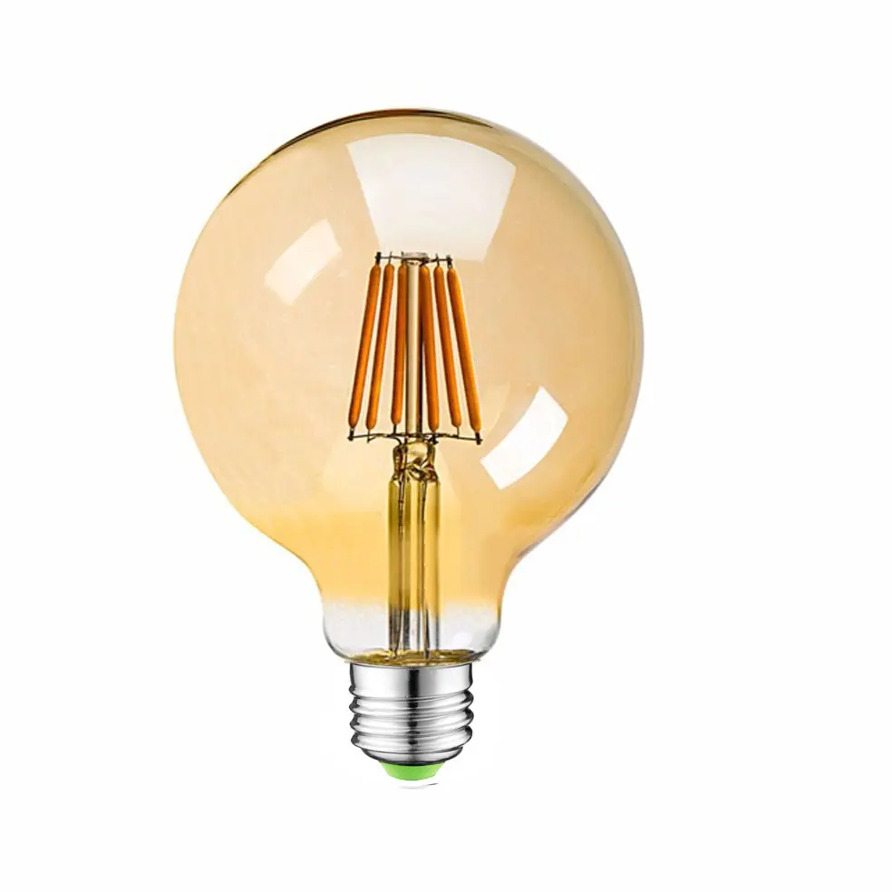 High light transmittance rate filament led G95 6W 4000k dimmable vintage led filament edison bulb