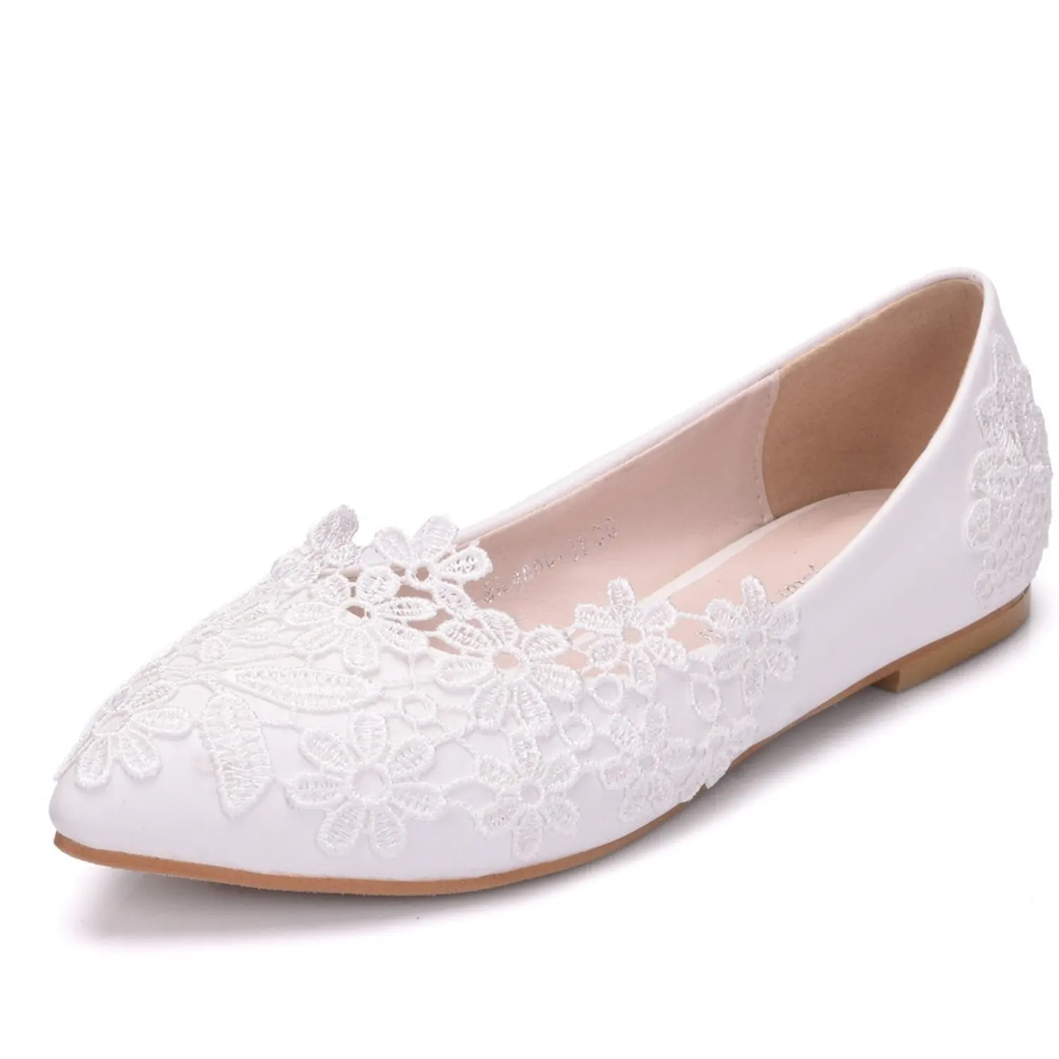 cheap white flats