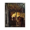 Free Shipping Joseph Wright Of Derby Giclee Canvas Print Paintings Poster Reproduction Fine Art Wall Decor(A blacksmiths shop)