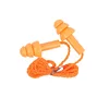 Noise Cancelling Function Soundproof Silicone Gel Earplugs with String