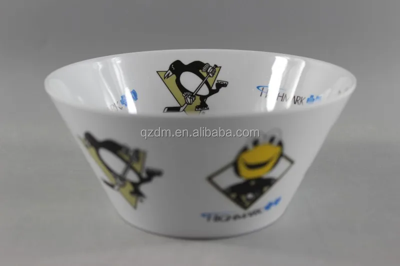 Inside and out side Printing Melamine salad bowl 6inch