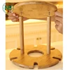 Bamboo Wine Tabletop Display Bamboo Wine Glass Rack Wine Bottle Holder
