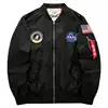 High Quality Men's Clothes MA1 Flight Man's Suede Bomber Jacket Slim Jacket For Men