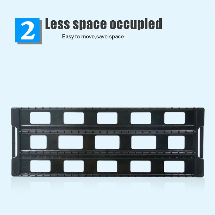 ESD Anti-Static H Type Plastic PCB Tray Storage Rack