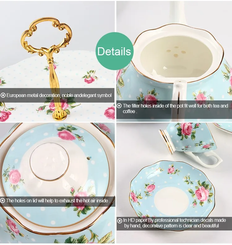 European Tea Set Bone China Coffee Tea / English Rose Tea Sets Bone China Buy European Tea Set