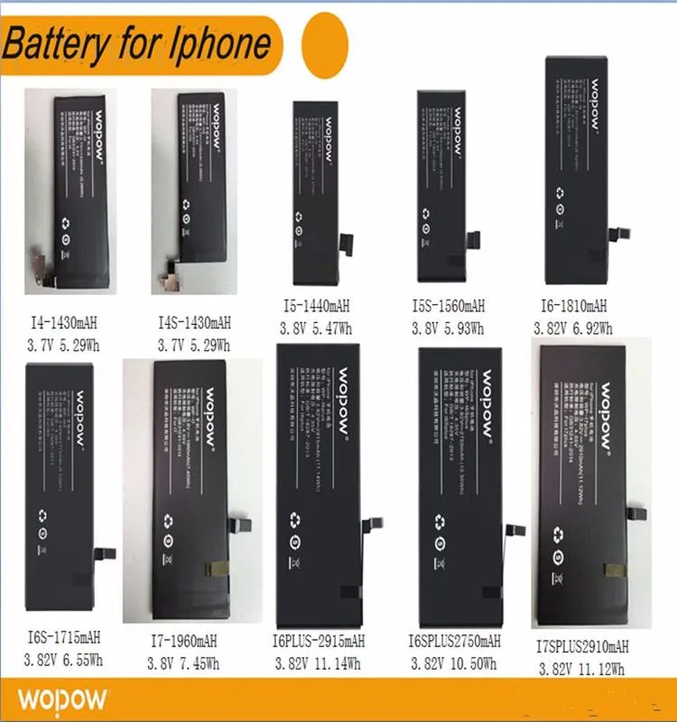 Wopow Portable For Iphone 6/6s/6plus/6splus/7/7plus/8/8+/ X Polymer