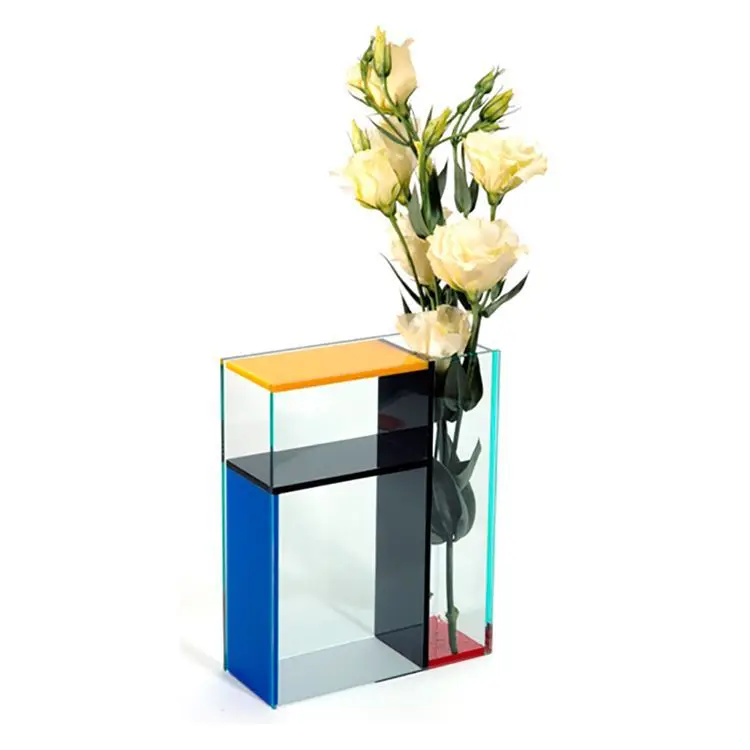 2016 Wholesale Plastic Vases For Flowers,Clear Acrylic Flower Vase