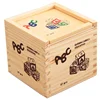 27pieces for a set Classic Wooden ABC/123 Stack and Build Blocks
