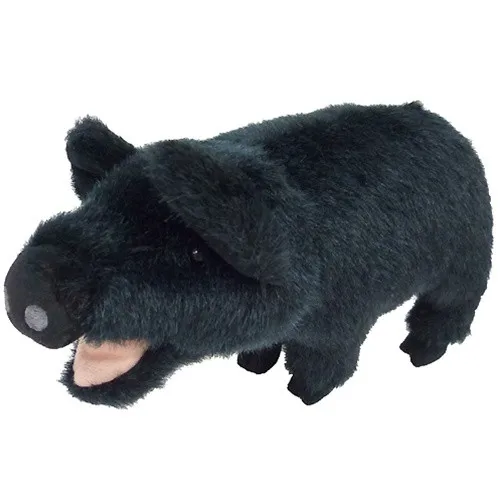 black pig stuffed animal