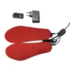Winter warming USB Rechargeable battery power operated thermal electric heated insoles for shoes / ski boots