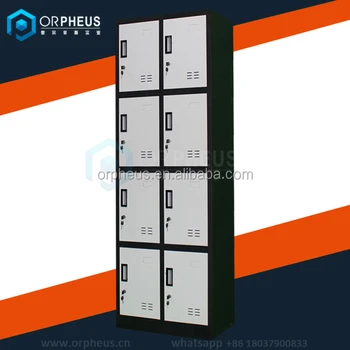 Orpheus School Furniture Powder Coat Wardrobe Lockers 8 Door