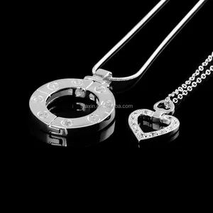 2018 New Valentine Days Gifts Stairway To Heaven Women Pendant Necklace Couples Necklace Men Women Jewelry Collares