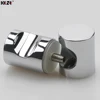 Bathroom Door Brass Handle Bronze & Double Sided Stainless Steel Sea Glass Knob