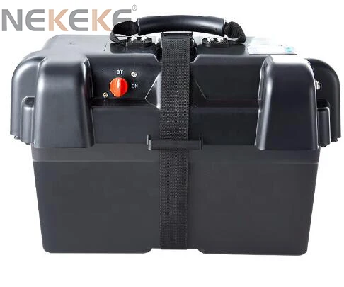 Camping boat Car Marine Plastic 12V Waterproof battery box