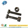 M20*90mm Galvanized T bolt for Scaffolding coupler 5.6/6.8/8.8 grade/Building usage T head bolt,BSW G8.8 GI Tee Bolt With Nut