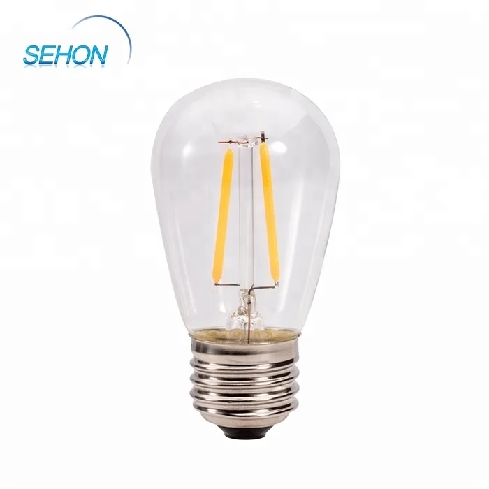 S14 LED Bulb 1.5W 2200K Warm White Vintage Edison LED Filament Bulb Dimmable 20W Incandescent Bulbs Equivalent Outdoor String