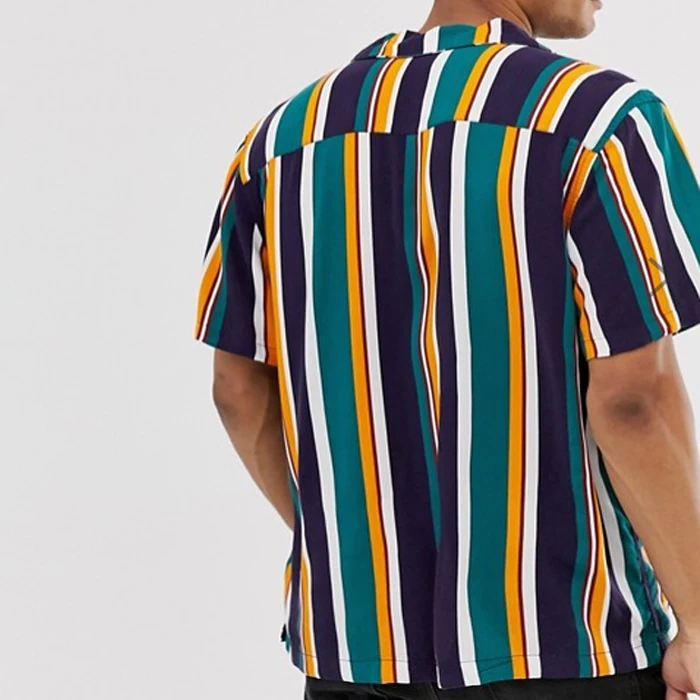 vertical stripe shirt men