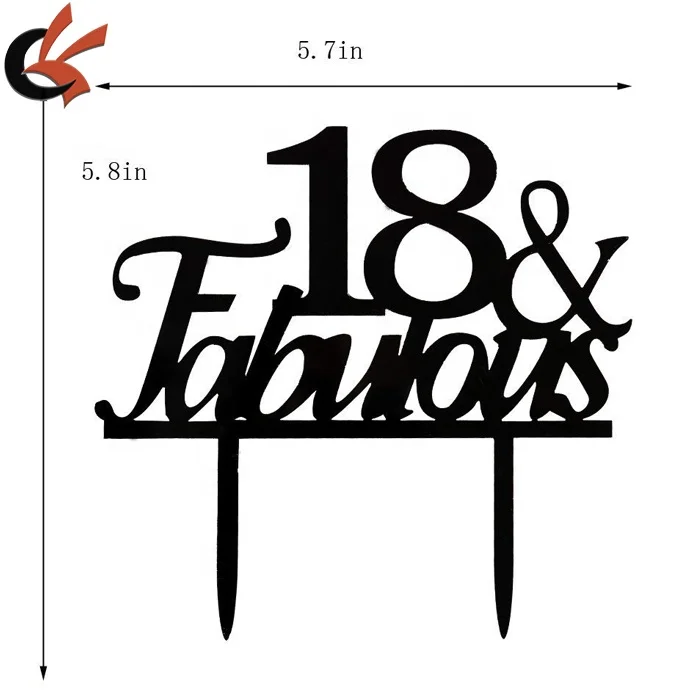 black 18&fabulous acrylic cake topper.jpg