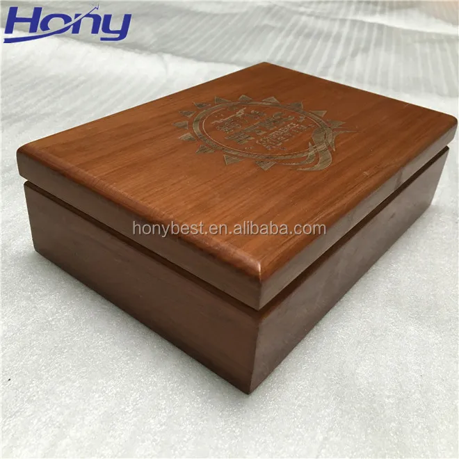 Flat Pack Unfinished Plywood Packaging Box Gift With Lid For Keepsake