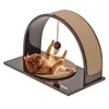 Semicircle lying cat climbing frame sisal cat scratching board