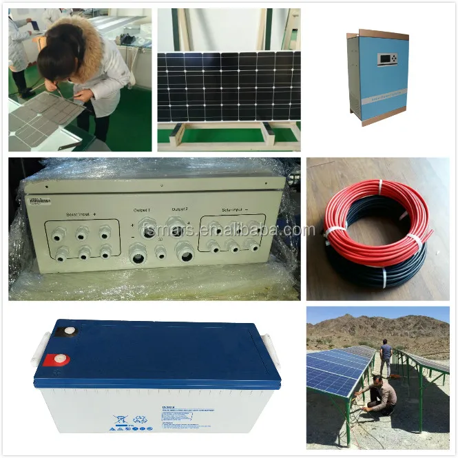 1KW 3KW 5KW Off-Grid Solar Power System/Home Solar Panel Kit 3000W 5000W 10KW Sun Battery