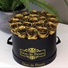 Luxury Big flower Rose Cylinder Box Custom Printing Cardboard Gift Round Cardboard Paper Bouquet Flower Packaging Box