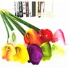 New design plastic calla lily flowers Different Colors Faux Flowers Long Stem Large Artificial Calla Lily