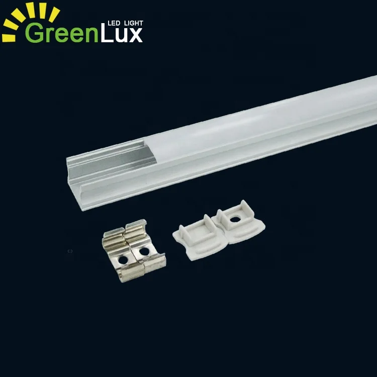 klus deep 1715 aluminum extrusion led profile without light dots for led strips lights