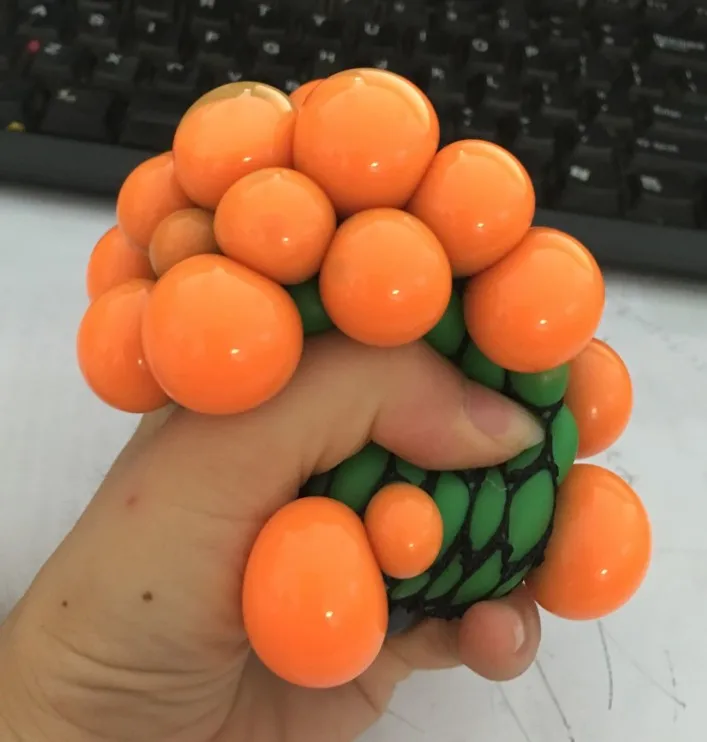 stress ball with net