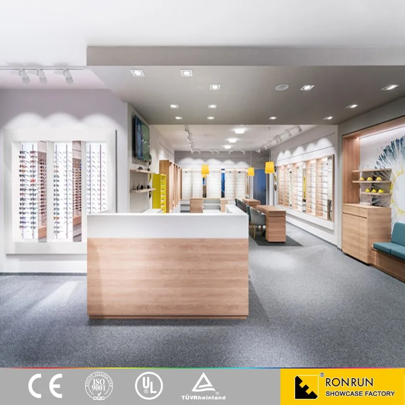 Eyewear Display Stand,Wall Mounted Eyewear Display,Wooden Optical