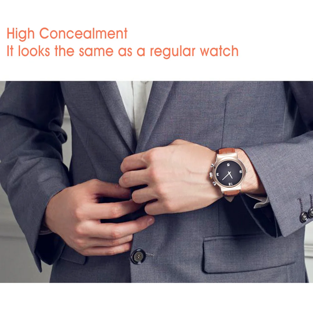 HD Spy Watch Camera 1080P Support card to 64gb hidden wireless cam in watch