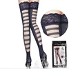 women sexy Thigh High lace top Beileisi Silicone Band opaque stockings