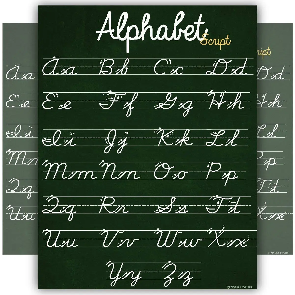 Cursive Chart Alphabet