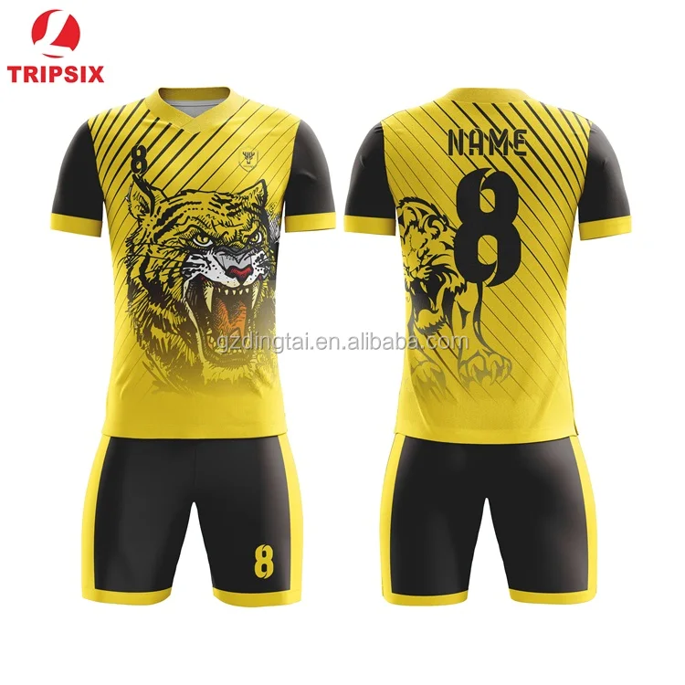 Design Digital Printing Custom Football Jersey New Model Soccer