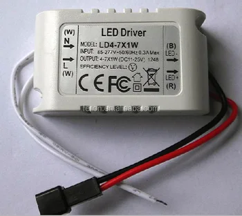 Led Driver 4 7x1w External 7w Led Driver