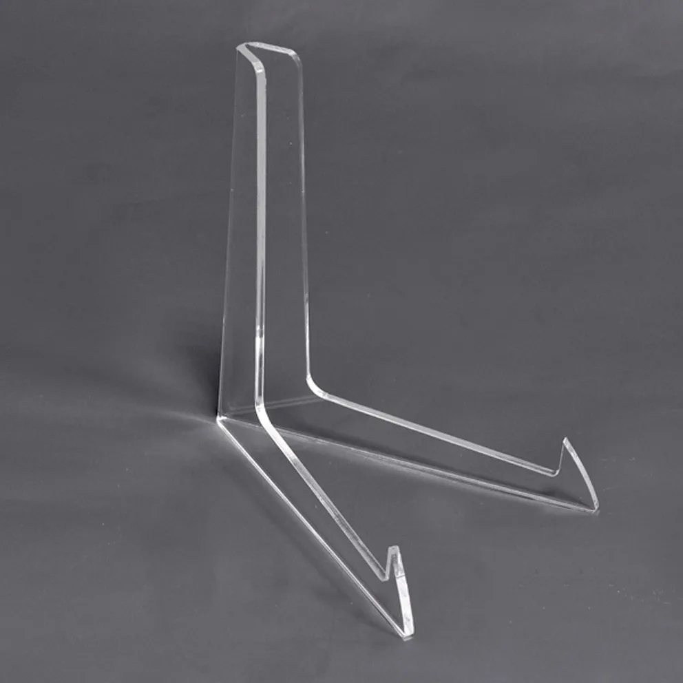 Clear Acrylic Easel Stand Lucite Plate Tablet Glass Display Buy Clear Acrylic Easel Stand