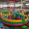 Outdoor Sizes that support customization inflatable land obstacle course,outdoor inflatable Large clearance game