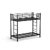 iron steel bunk bed, classic furniture bedroom deck bed set, bedroom furniture supplier double layer bed metal bunk bed