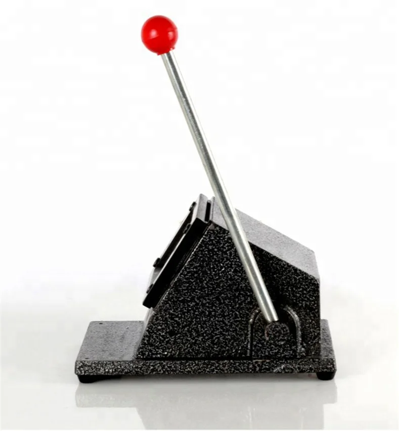 90*55mm Square Corner Manual Business Card Cutting Machine And Pvc Card