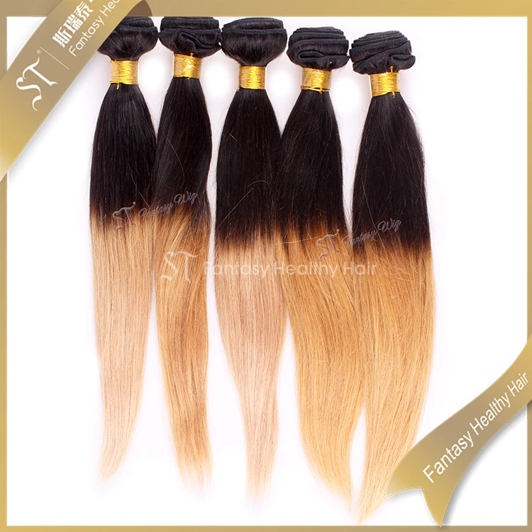 Wholesale Hair Extension Human Hair Brazilian Two Tone Color Long