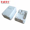RJ45 8P8C UTP CAT5E AP style 1-port network connection surface mount box