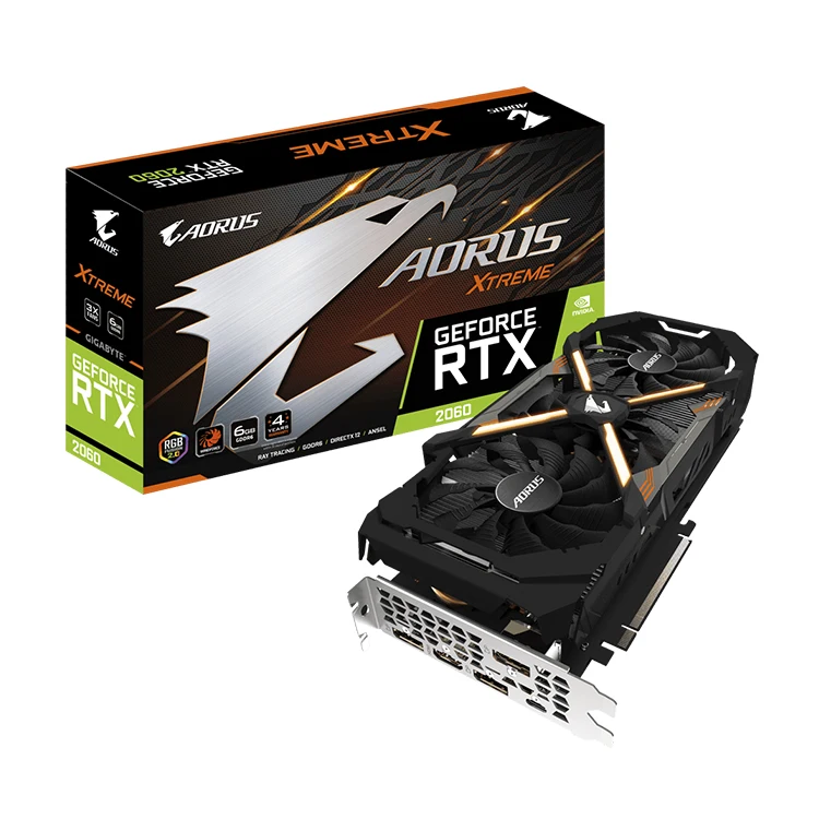 gigabyte new original aorus nvidia geforce rtx2060 xtreme 6g