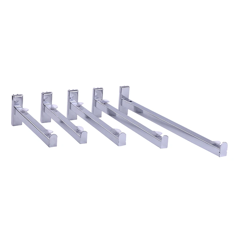 Channel Wall Metal Metal Chrome Color Shelf Hook Glass Bracket For Wood