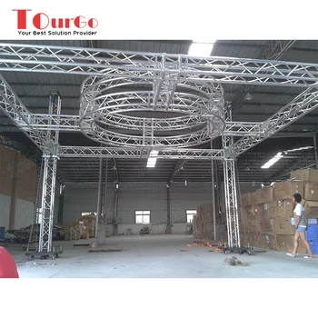 Tourgo Aluminum Stage Lighting Truss Structure Round Roof Design Tourgo Aluminum Stage Lighting Truss Structure Round Roof Design