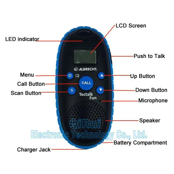 Cb Radio Ssb Handheld 125*60*35mm Freelicense 5km,5km 446mhz 8/16/22