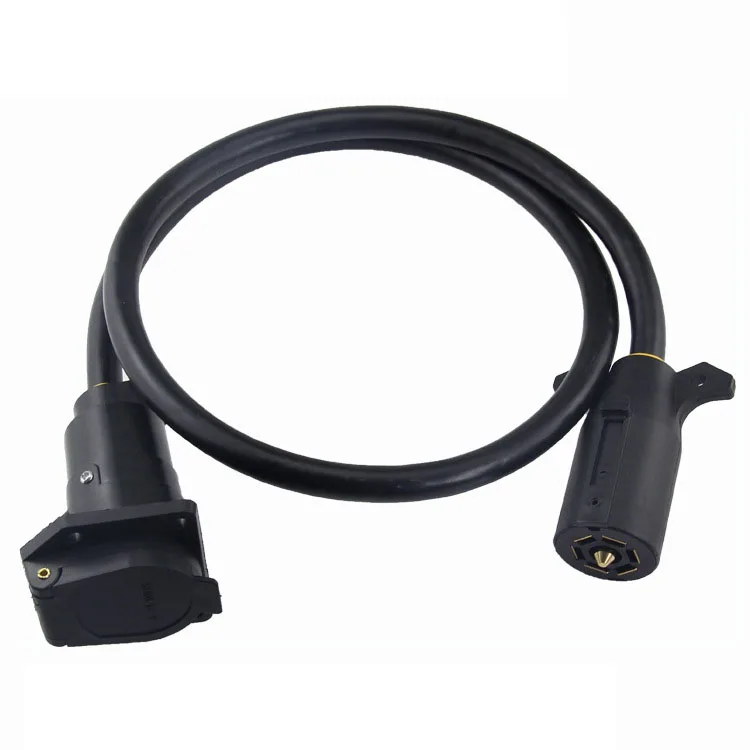 7 Way 4 Foot Extension Cord Cable Trailer Camper Rv Truck Pin Boat