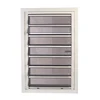 Cheap Price Aluminum Alloy window Glass Type Shutter Blade For Home