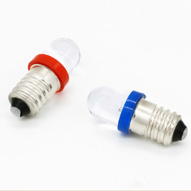 Perfect led Wholesale E10 5050 LED E10 Led Instrument Lights e10 led lamp 3V 4.5V 6.3V 8V E10 Bulb mini LED lamp indicator